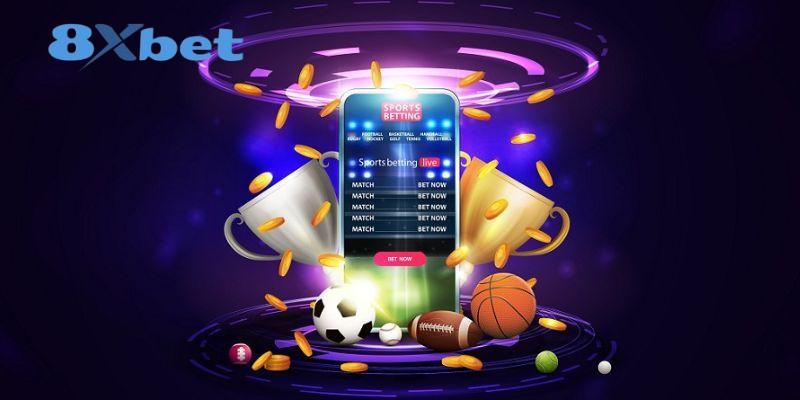 Cá cược thể thao 8xbet online trên màn hình điện thoại